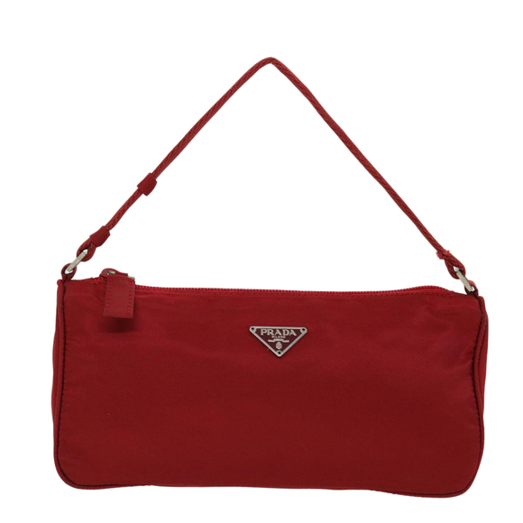 PRADA Accessory Pouch Nylon Red Auth 44108 - Picture 13 of 16